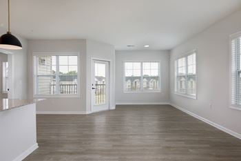 Luxury plank hardwood-style flooring